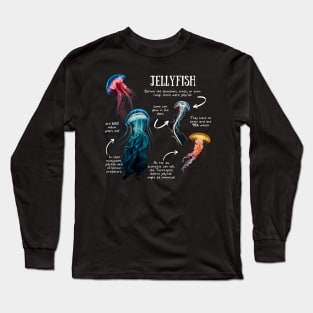 Animal Facts - Jellyfish Long Sleeve T-Shirt